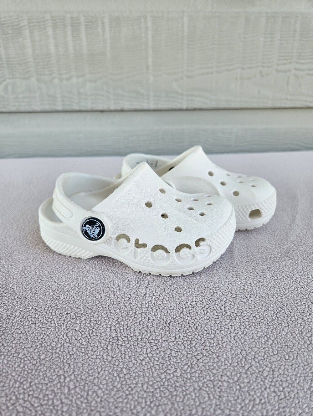 Crocs Baya Clog Toddler SZ 6 Slip-On White Water Shoes Unisex